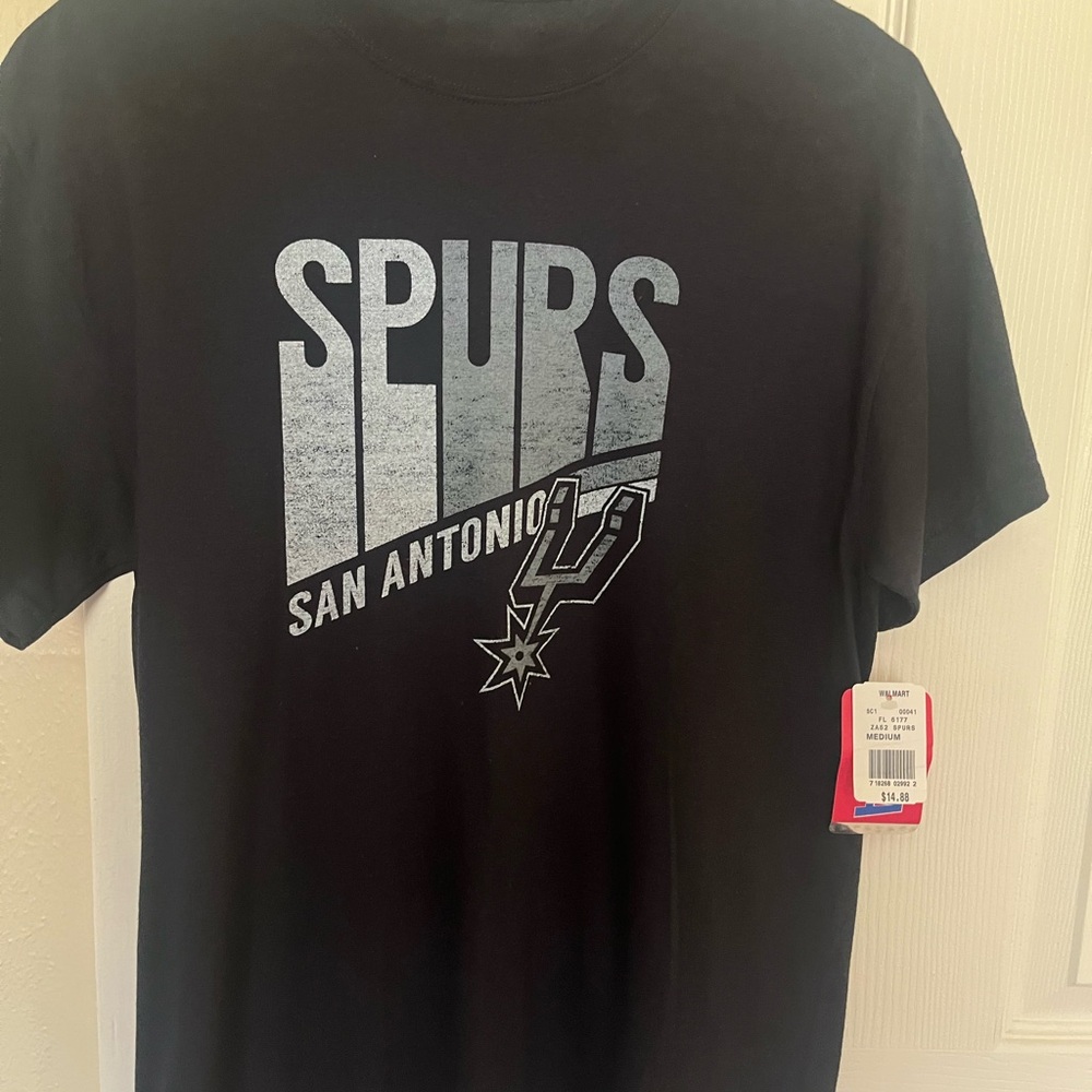 San Antonio Spurs Black T-Shirt